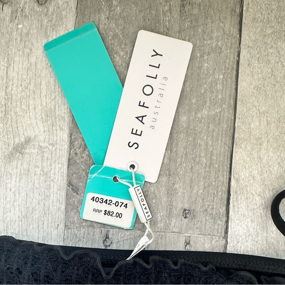 NWT Seafolly Havana Tie Side Hipster Bikini Bottoms 14 - Picture 3 of 7